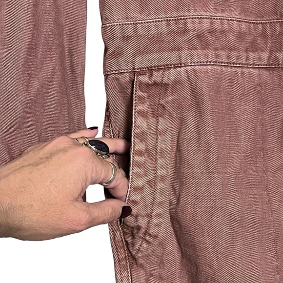 Madewell Signature Coverall Utility Jumpsuit Dried Rosebud — Small - Picture 6 of 12